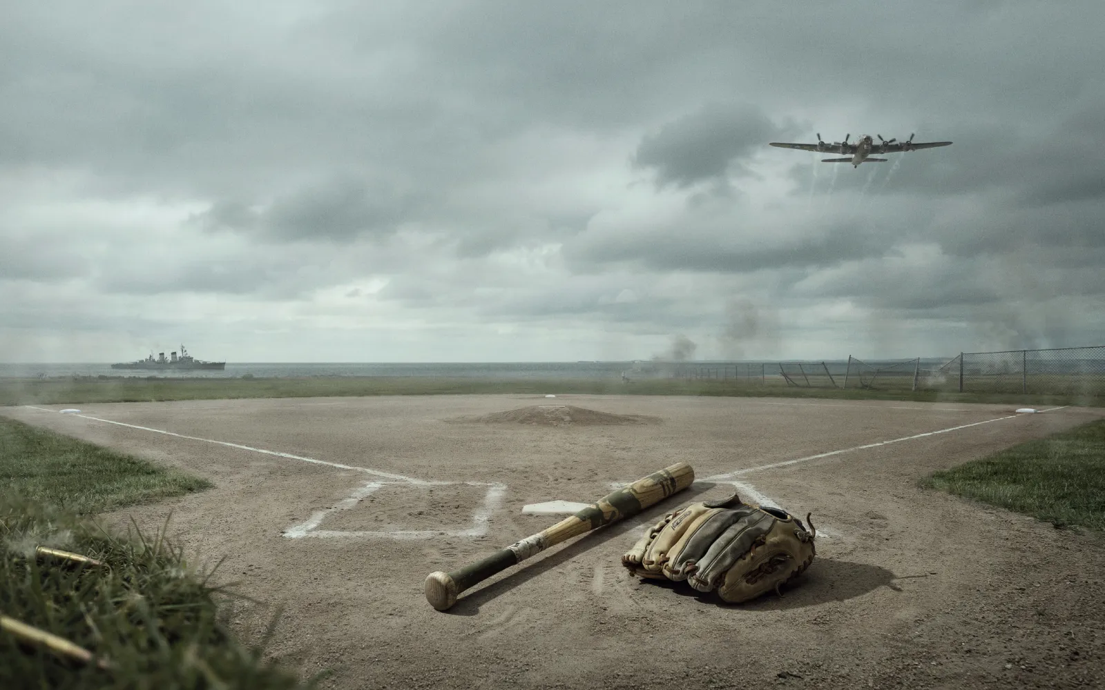 Major League Baseball Continues Through World War II, Halting Only on D-Day