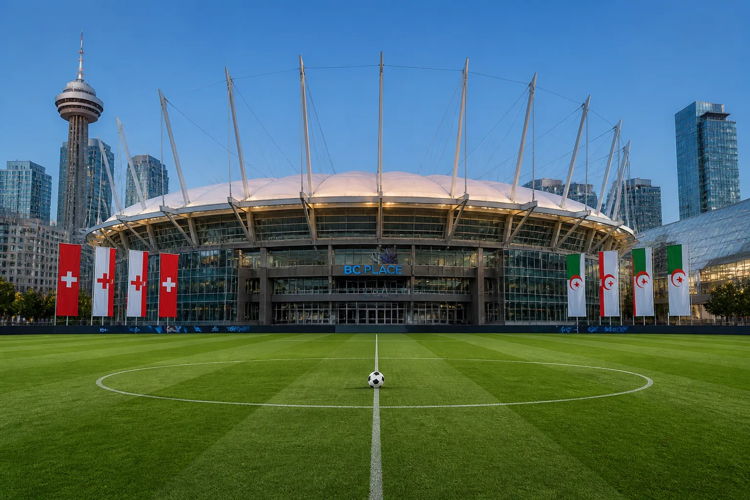 Switzerland to Face Algeria in World Cup 2026 Round-of-32 Match at BC Place