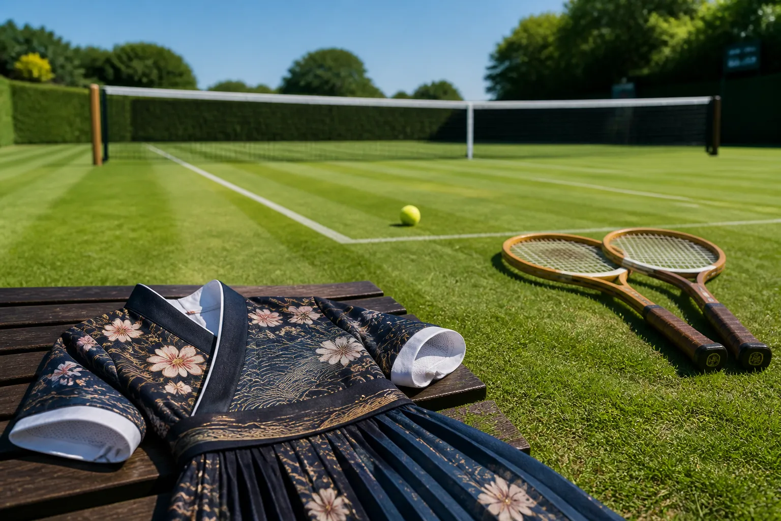 Naomi Osaka Debuts Kimono-Inspired Ensemble at Wimbledon 2026
