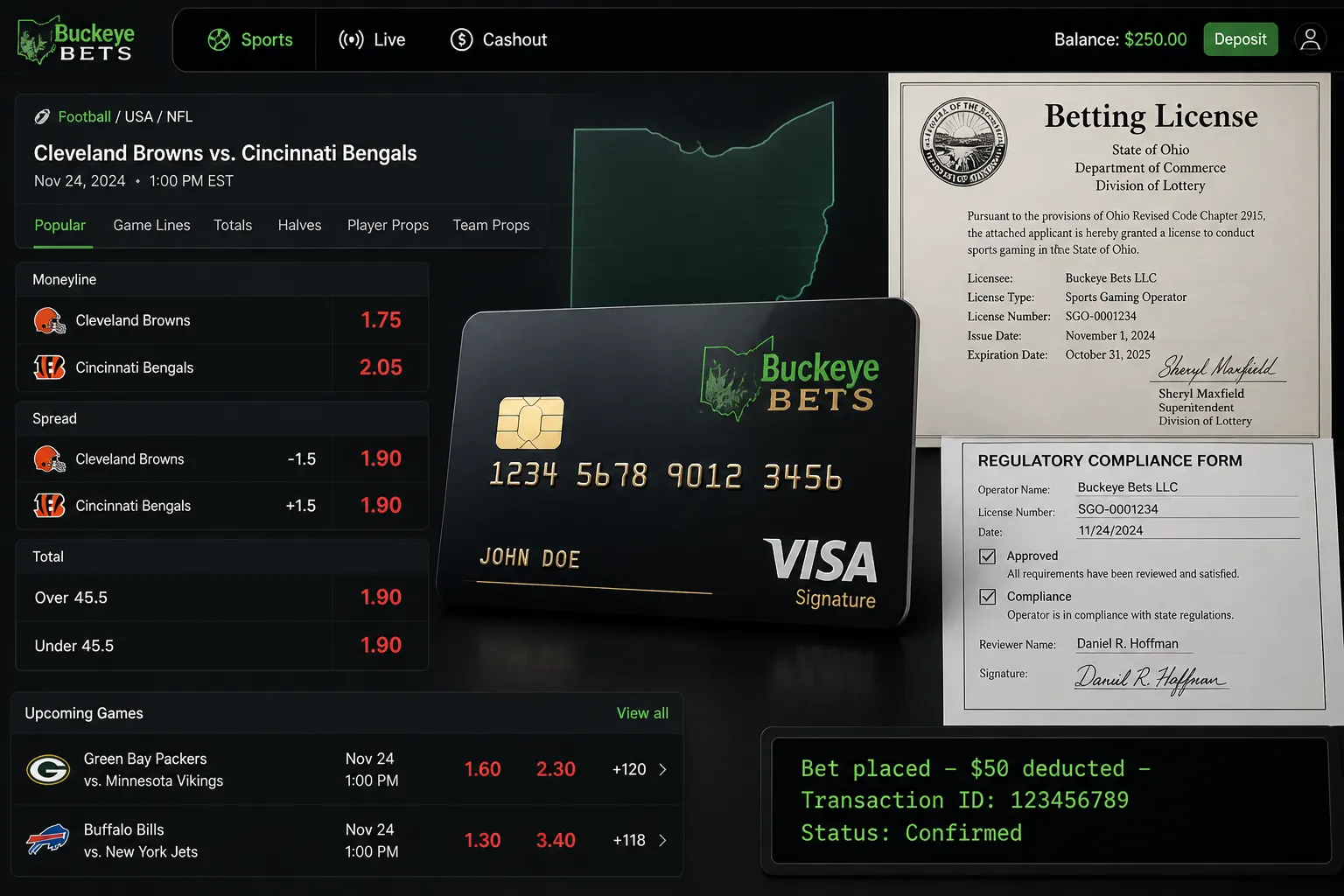 Ohio Nears Ban on Credit Card Deposits for Online Sportsbooks