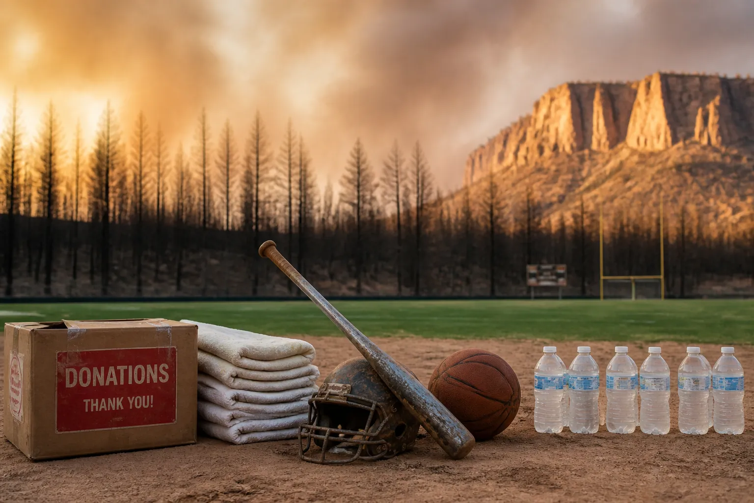 New Mexico Sports Teams Launch Frijoles Fire Relief Drive to Aid Communities Affected by Largest Wildfire of 2026